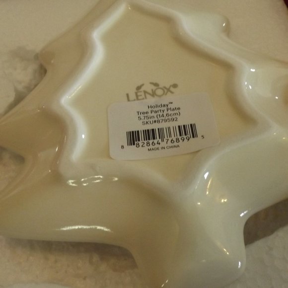 NWOT Lenox Holiday tree candy dish in original box - Picture 5 of 7